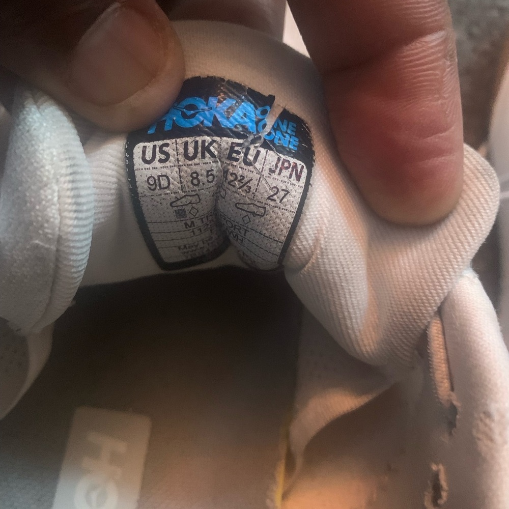Hoka White Athletic Shoes - Picture 6 of 6
